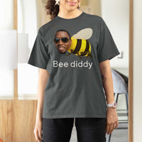 Bee Diddy T Shirt For Women Funny Weirdcore Dark Humor Internet Memes Gen-Z - Wonder Print Shop