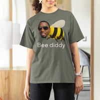 Bee Diddy T Shirt For Women Funny Weirdcore Dark Humor Internet Memes Gen-Z - Wonder Print Shop