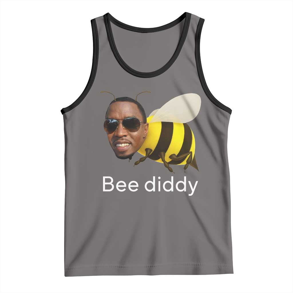 Bee Diddy Tank Top Funny Weirdcore Dark Humor Internet Memes Gen-Z - Wonder Print Shop