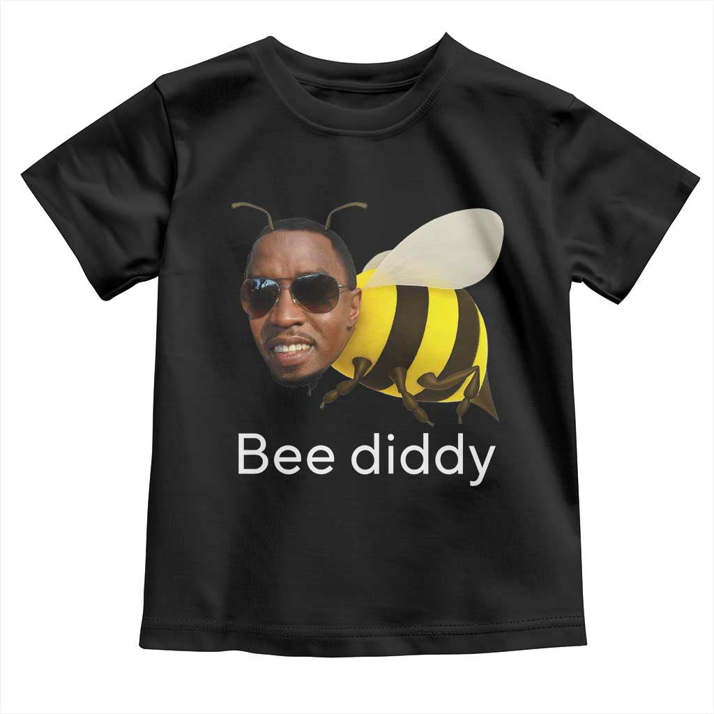 Bee Diddy Toddler T Shirt Funny Weirdcore Dark Humor Internet Memes Gen-Z - Wonder Print Shop