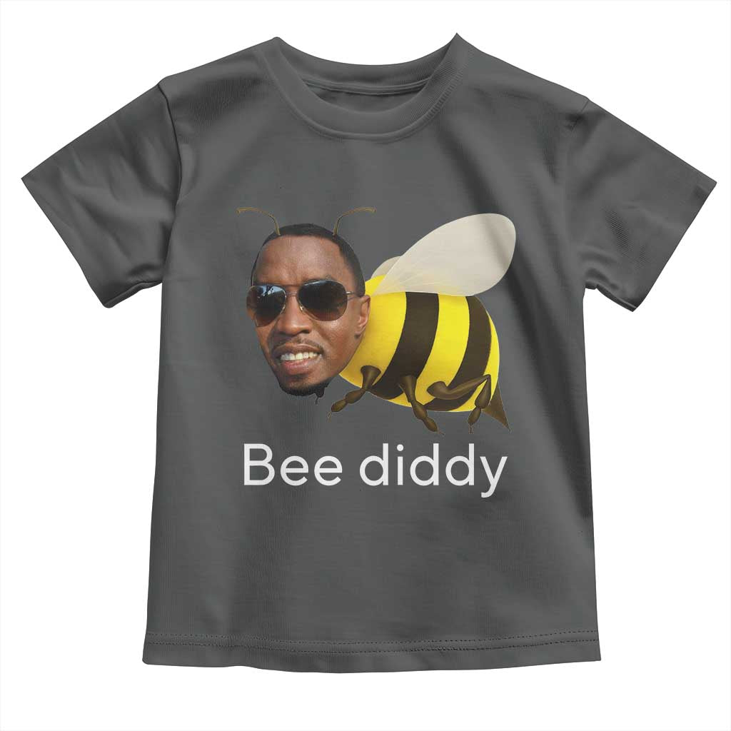 Bee Diddy Toddler T Shirt Funny Weirdcore Dark Humor Internet Memes Gen-Z - Wonder Print Shop