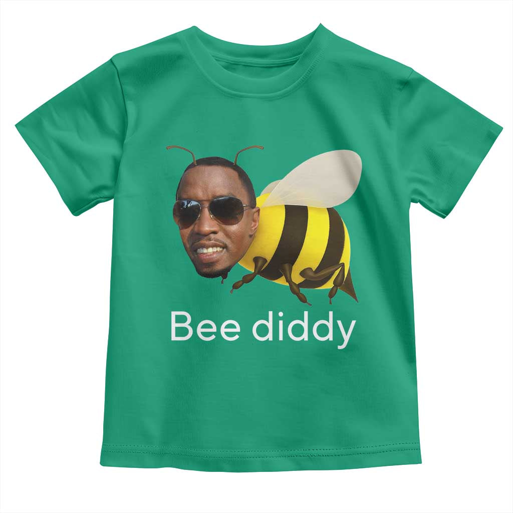 Bee Diddy Toddler T Shirt Funny Weirdcore Dark Humor Internet Memes Gen-Z - Wonder Print Shop