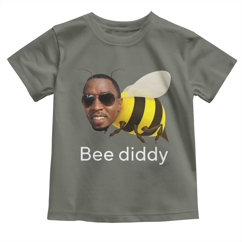 Bee Diddy Toddler T Shirt Funny Weirdcore Dark Humor Internet Memes Gen-Z - Wonder Print Shop