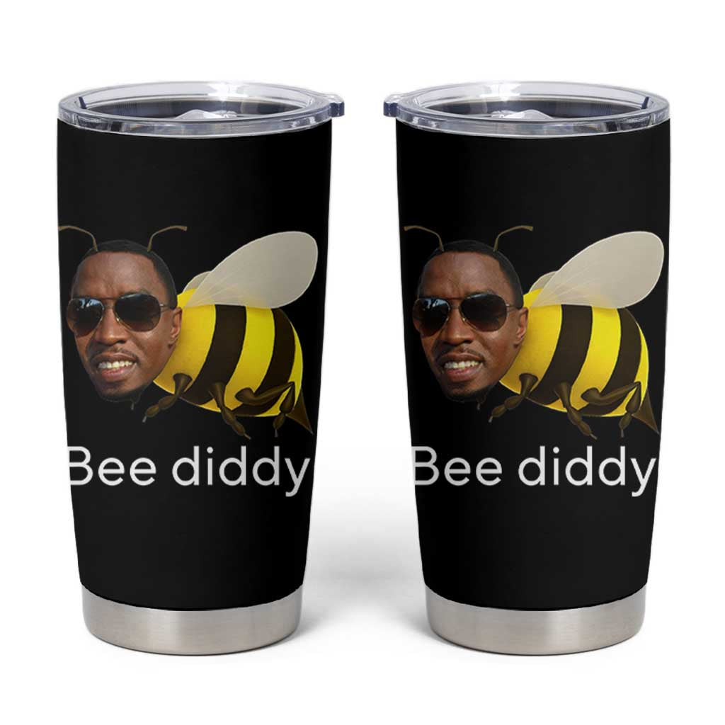 Bee Diddy Tumbler Cup Funny Weirdcore Dark Humor Internet Memes Gen-Z - Wonder Print Shop