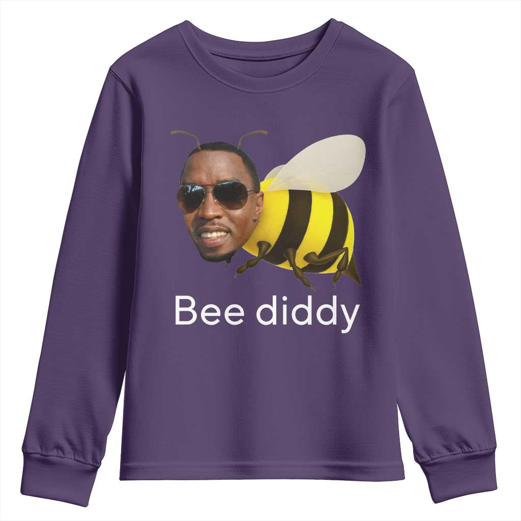 Bee Diddy Youth Sweatshirt Funny Weirdcore Dark Humor Internet Memes Gen-Z - Wonder Print Shop