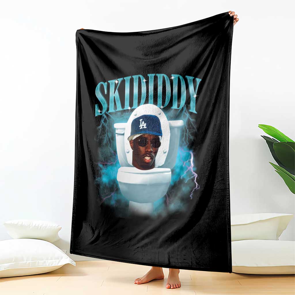 Funny Diddy Throw Blanket Diddy Skibidi Toilet Bootleg Meme - Wonder Print Shop