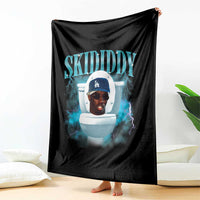 Funny Diddy Throw Blanket Diddy Skibidi Toilet Bootleg Meme - Wonder Print Shop