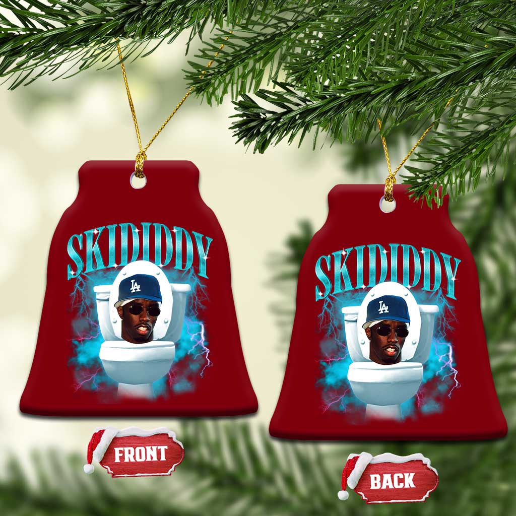 Funny Diddy Ceramic Ornament Diddy Skibidi Toilet Bootleg Meme - Wonder Print Shop