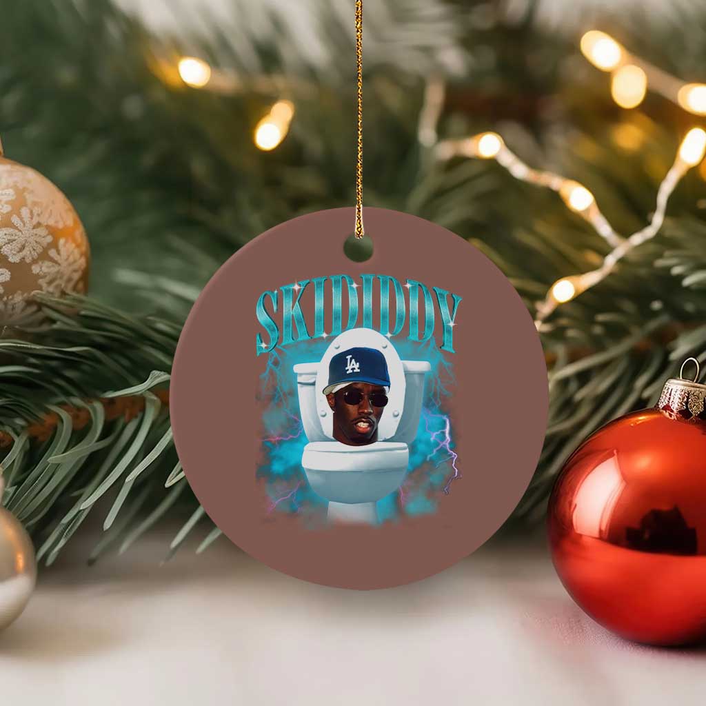 Funny Diddy Ceramic Ornament Diddy Skibidi Toilet Bootleg Meme - Wonder Print Shop