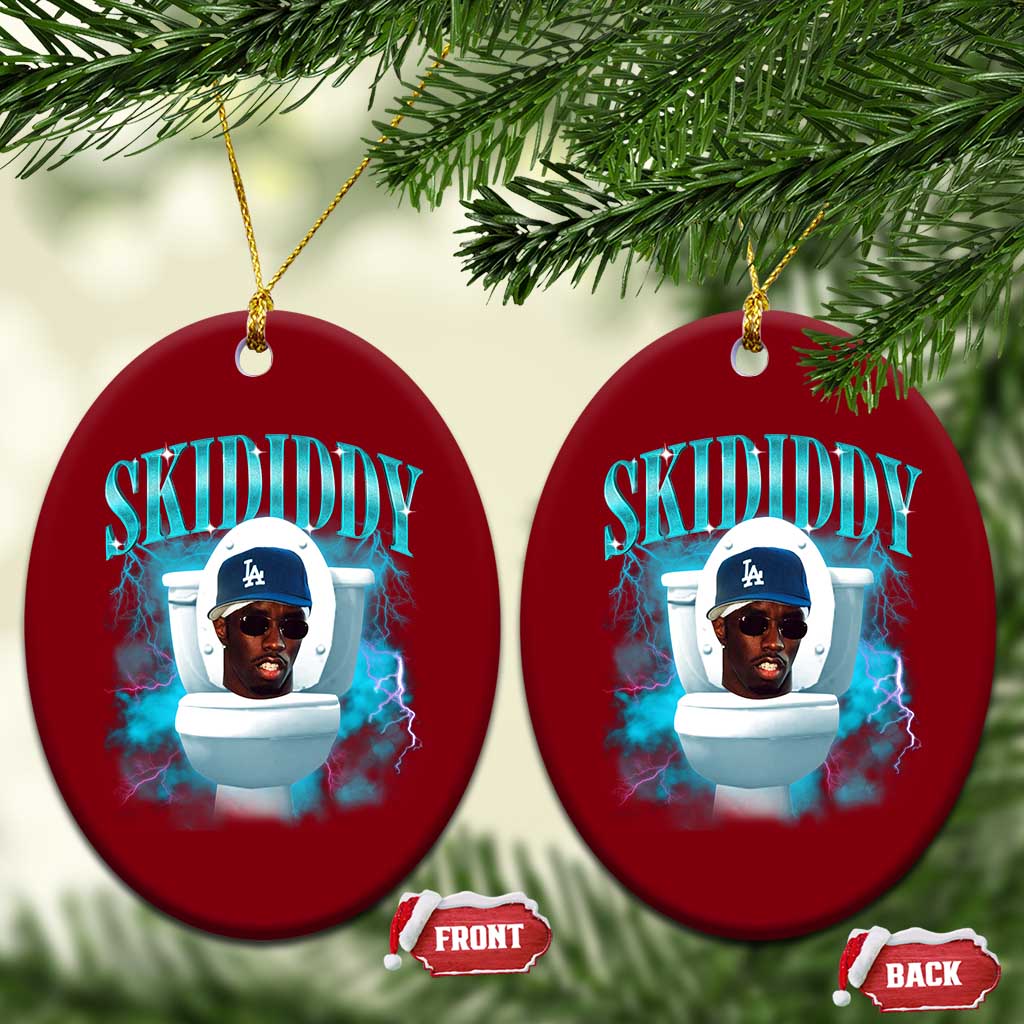 Funny Diddy Ceramic Ornament Diddy Skibidi Toilet Bootleg Meme - Wonder Print Shop