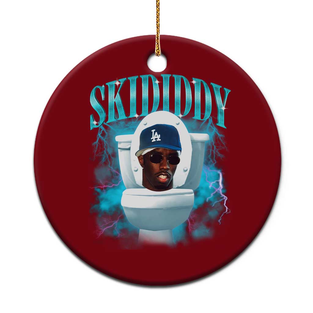 Funny Diddy Ceramic Ornament Diddy Skibidi Toilet Bootleg Meme - Wonder Print Shop