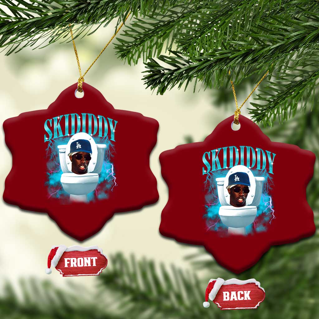 Funny Diddy Ceramic Ornament Diddy Skibidi Toilet Bootleg Meme - Wonder Print Shop