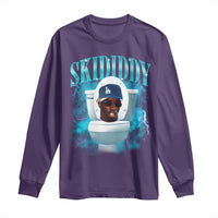 Funny Diddy Long Sleeve Shirt Diddy Skibidi Toilet Bootleg Meme - Wonder Print Shop