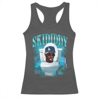 Funny Diddy Racerback Tank Top Diddy Skibidi Toilet Bootleg Meme - Wonder Print Shop