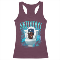 Funny Diddy Racerback Tank Top Diddy Skibidi Toilet Bootleg Meme - Wonder Print Shop