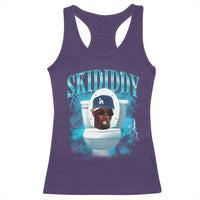 Funny Diddy Racerback Tank Top Diddy Skibidi Toilet Bootleg Meme - Wonder Print Shop