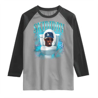 Funny Diddy Raglan Shirt Diddy Skibidi Toilet Bootleg Meme - Wonder Print Shop