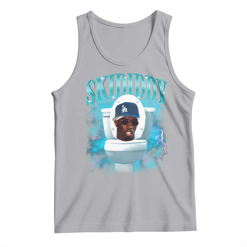 Funny Diddy Tank Top Diddy Skibidi Toilet Bootleg Meme - Wonder Print Shop