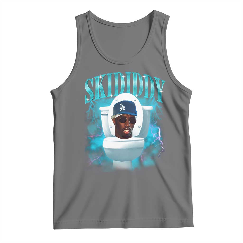 Funny Diddy Tank Top Diddy Skibidi Toilet Bootleg Meme - Wonder Print Shop