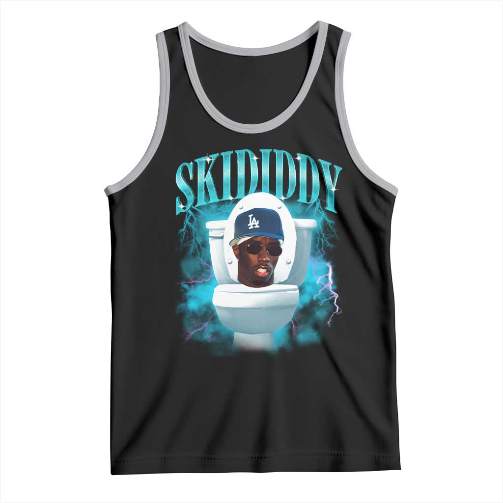 Funny Diddy Tank Top Diddy Skibidi Toilet Bootleg Meme - Wonder Print Shop
