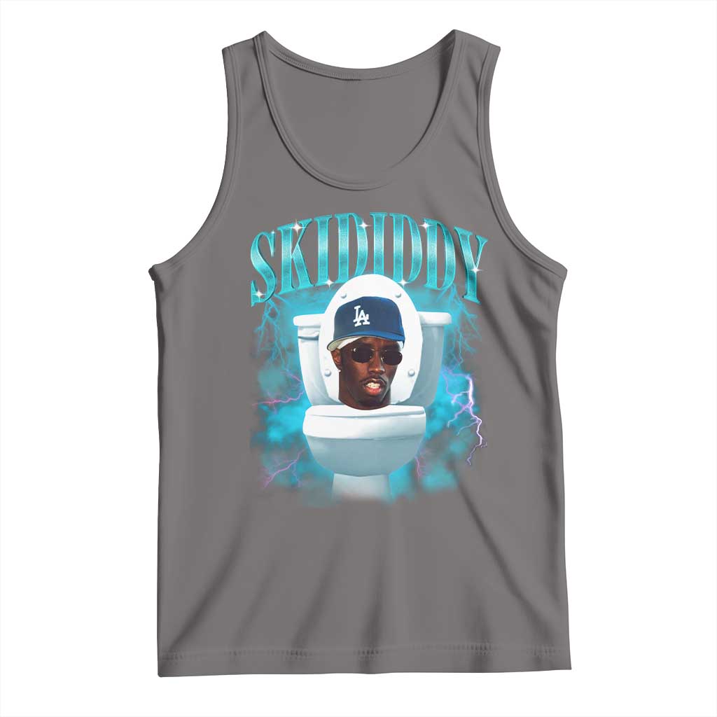Funny Diddy Tank Top Diddy Skibidi Toilet Bootleg Meme - Wonder Print Shop