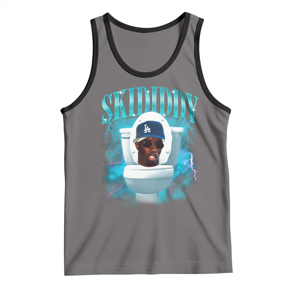 Funny Diddy Tank Top Diddy Skibidi Toilet Bootleg Meme - Wonder Print Shop