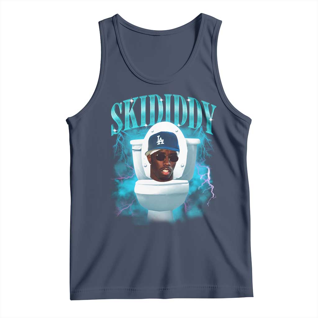 Funny Diddy Tank Top Diddy Skibidi Toilet Bootleg Meme - Wonder Print Shop