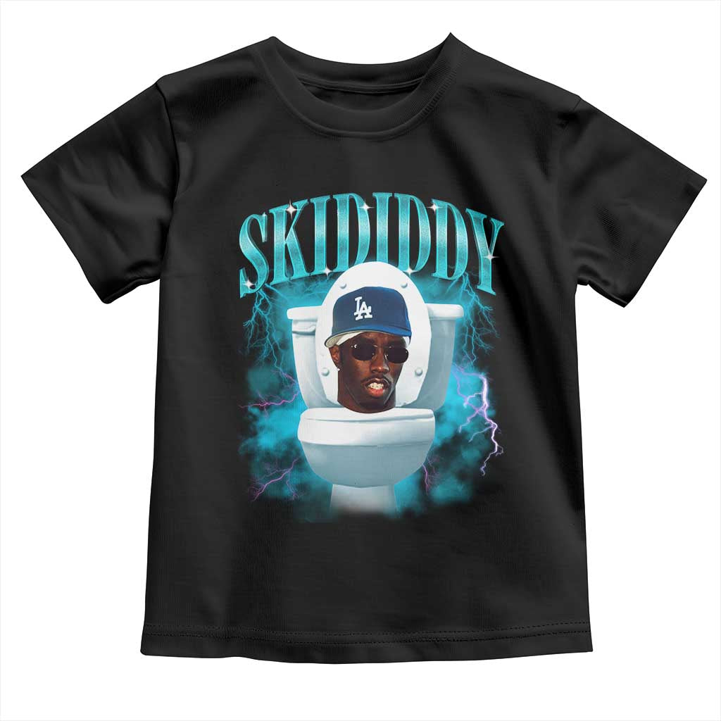 Funny Diddy Toddler T Shirt Diddy Skibidi Toilet Bootleg Meme - Wonder Print Shop