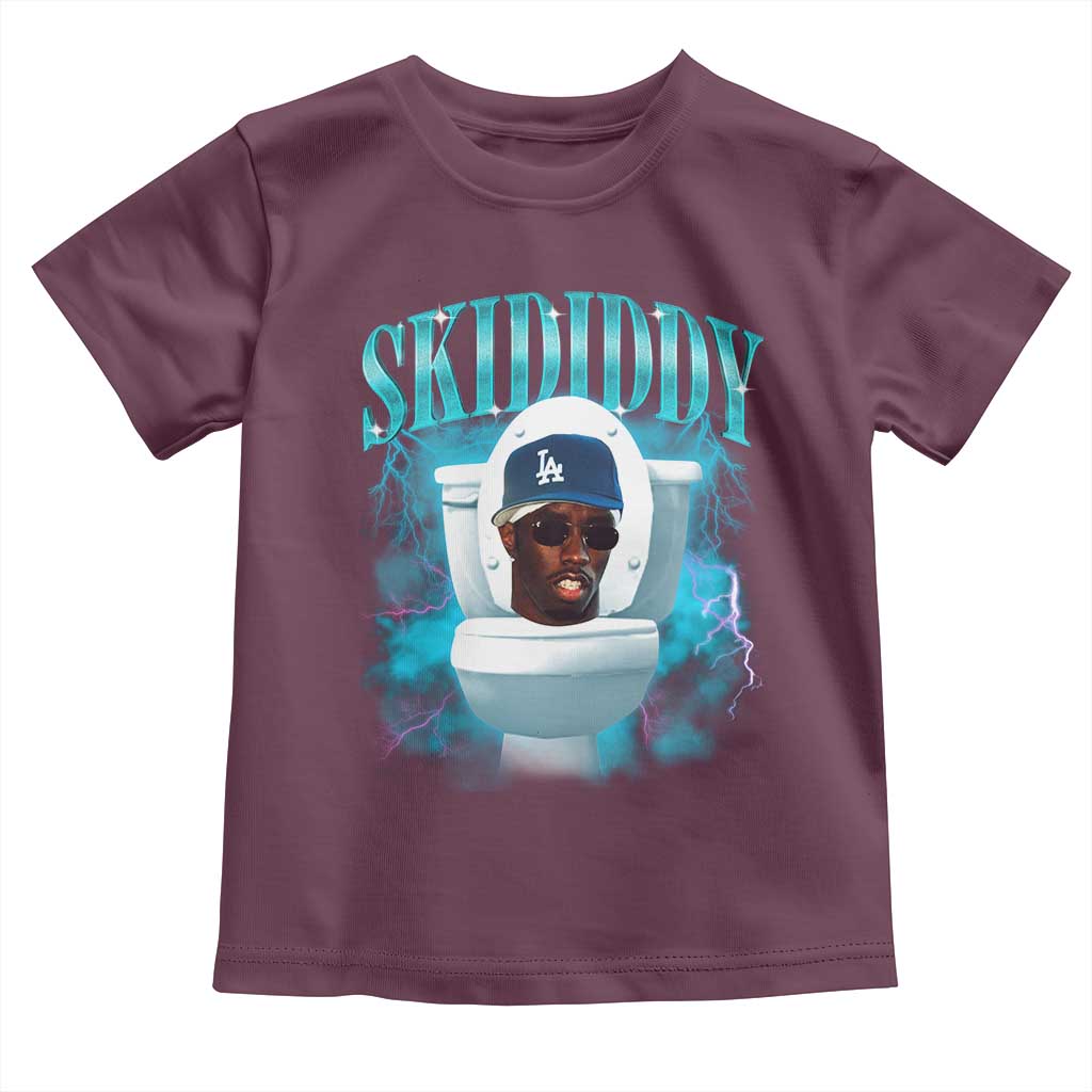 Funny Diddy Toddler T Shirt Diddy Skibidi Toilet Bootleg Meme - Wonder Print Shop