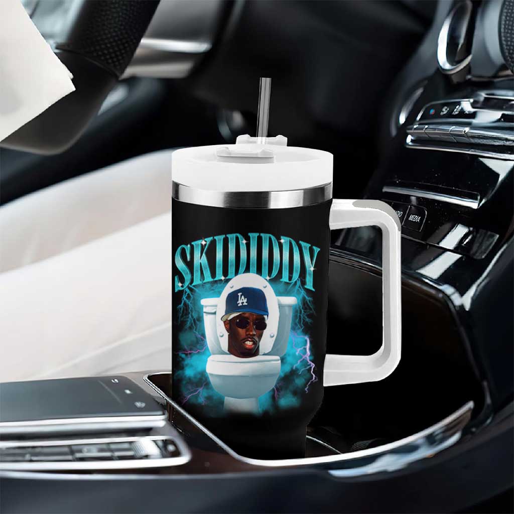Funny Diddy Tumbler With Handle Diddy Skibidi Toilet Bootleg Meme - Wonder Print Shop