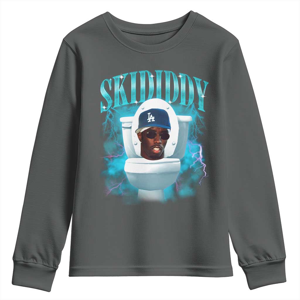 Funny Diddy Youth Sweatshirt Diddy Skibidi Toilet Bootleg Meme - Wonder Print Shop