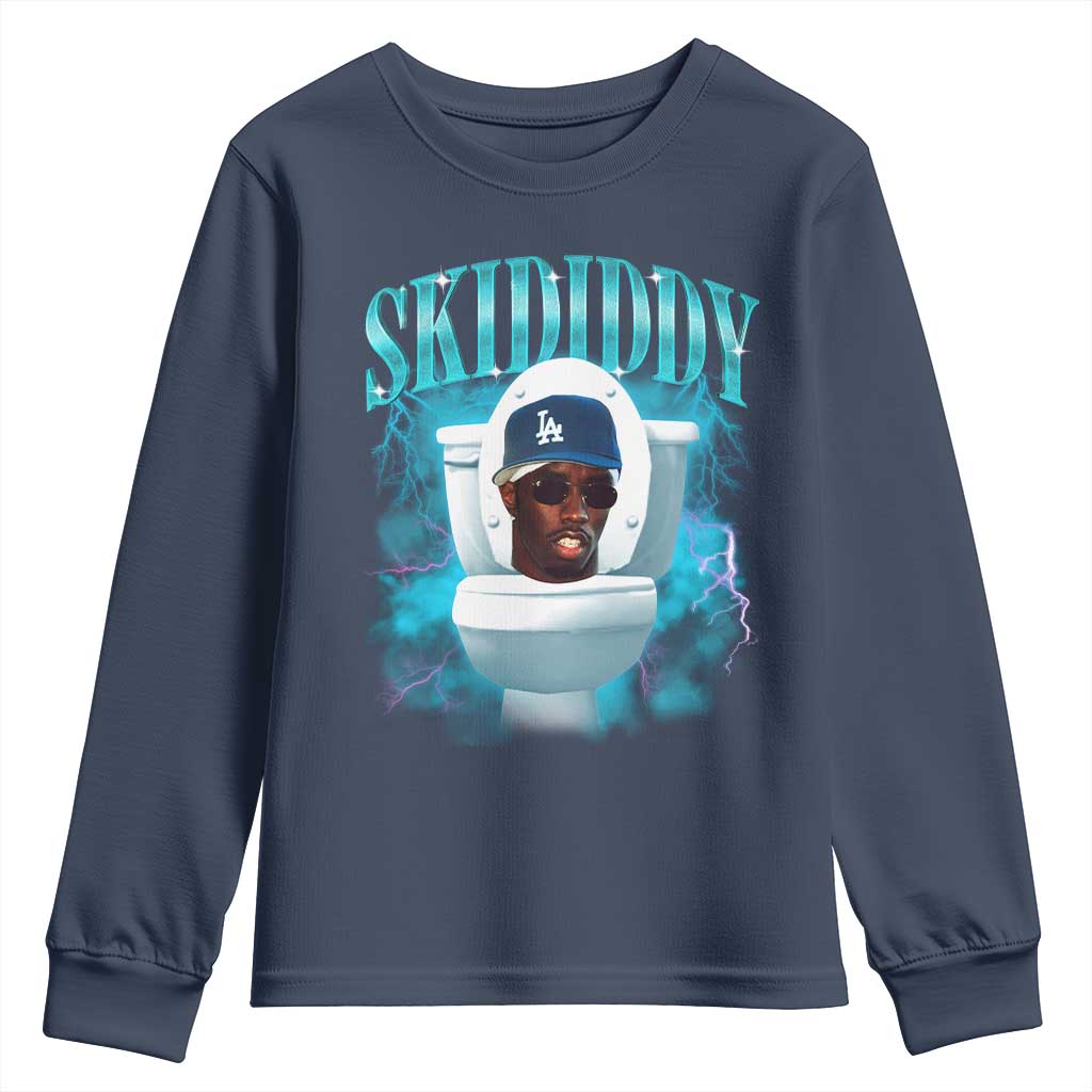 Funny Diddy Youth Sweatshirt Diddy Skibidi Toilet Bootleg Meme - Wonder Print Shop