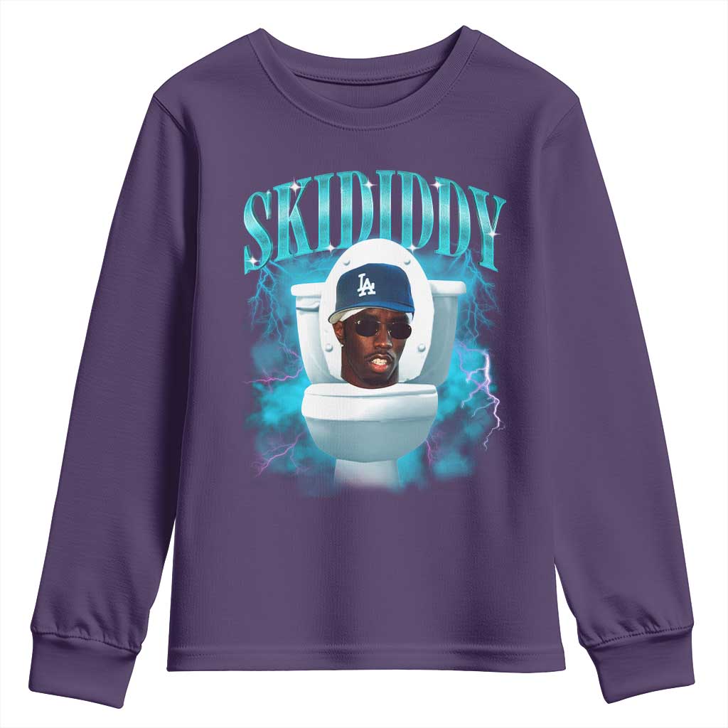 Funny Diddy Youth Sweatshirt Diddy Skibidi Toilet Bootleg Meme - Wonder Print Shop