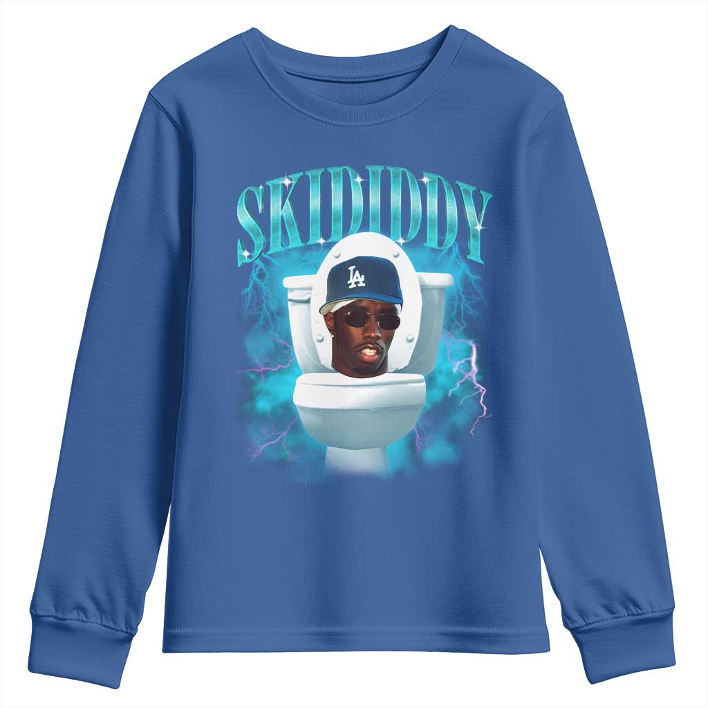 Funny Diddy Youth Sweatshirt Diddy Skibidi Toilet Bootleg Meme - Wonder Print Shop
