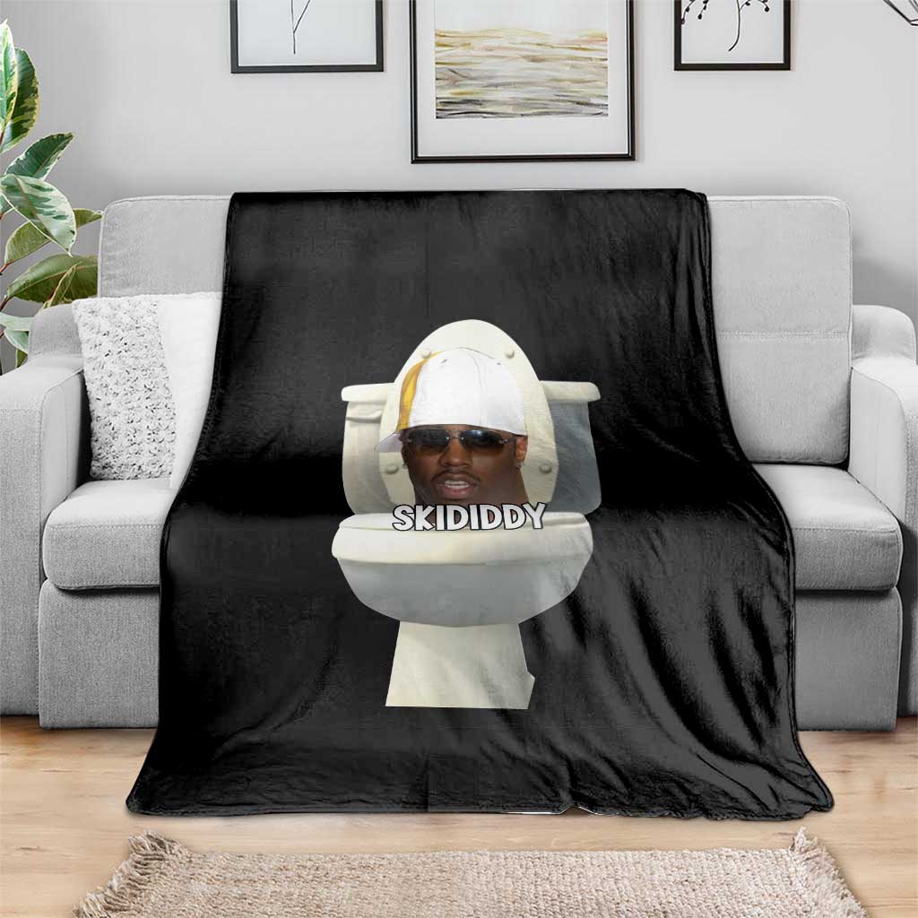 Funny Diddy Throw Blanket Diddy Skibidi Toilet Meme - Wonder Print Shop