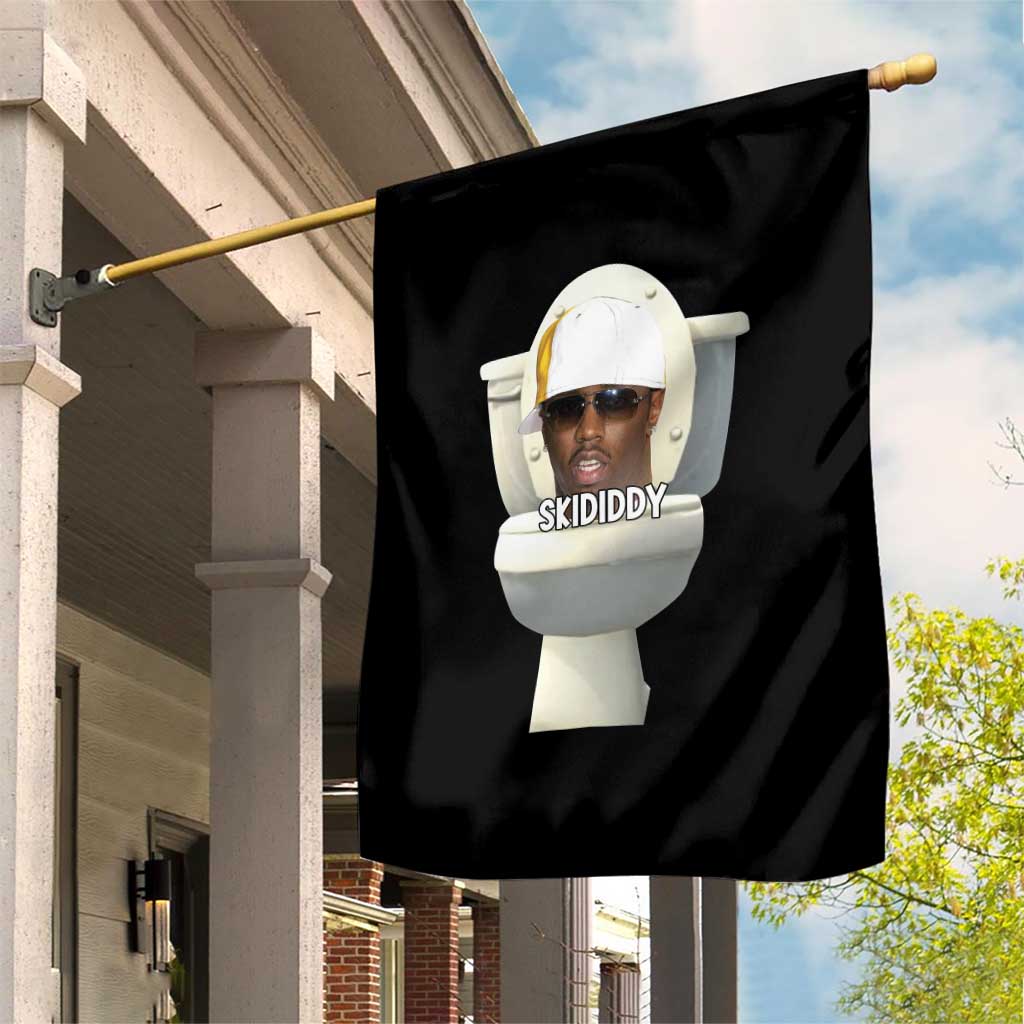 Funny Diddy Garden Flag Diddy Skibidi Toilet Meme - Wonder Print Shop