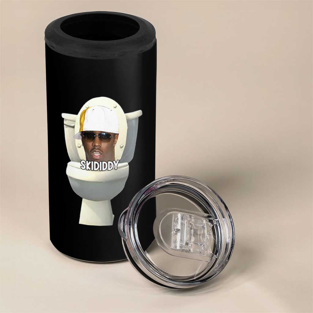 Funny Diddy 4 in 1 Can Cooler Tumbler Diddy Skibidi Toilet Meme - Wonder Print Shop