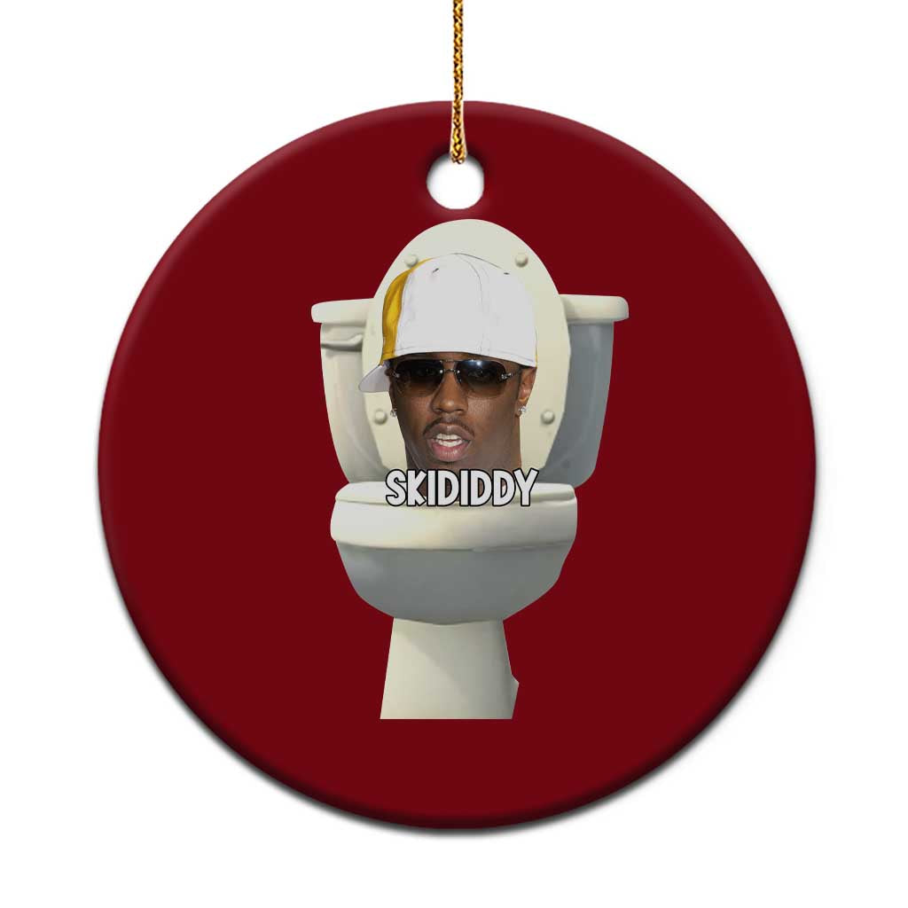 Funny Diddy Ceramic Ornament Diddy Skibidi Toilet Meme - Wonder Print Shop