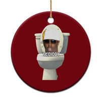 Funny Diddy Ceramic Ornament Diddy Skibidi Toilet Meme - Wonder Print Shop