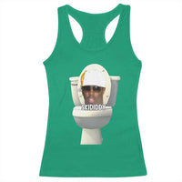 Funny Diddy Racerback Tank Top Diddy Skibidi Toilet Meme - Wonder Print Shop