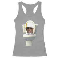 Funny Diddy Racerback Tank Top Diddy Skibidi Toilet Meme - Wonder Print Shop