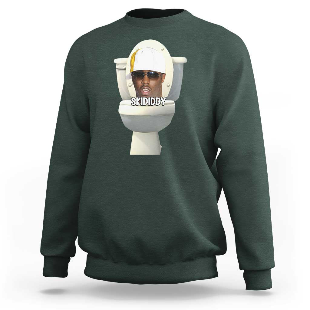 Funny Diddy Sweatshirt Diddy Skibidi Toilet Meme - Wonder Print Shop