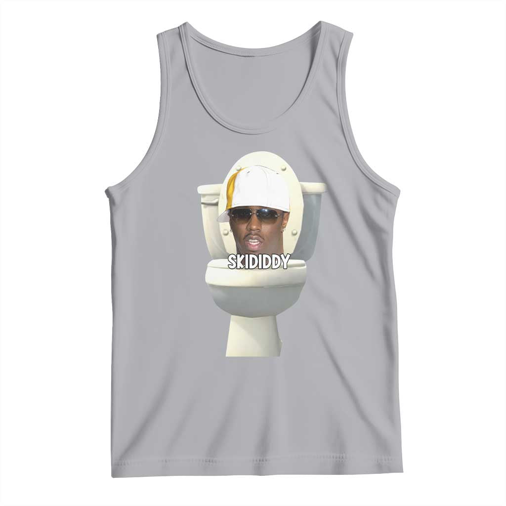 Funny Diddy Tank Top Diddy Skibidi Toilet Meme - Wonder Print Shop