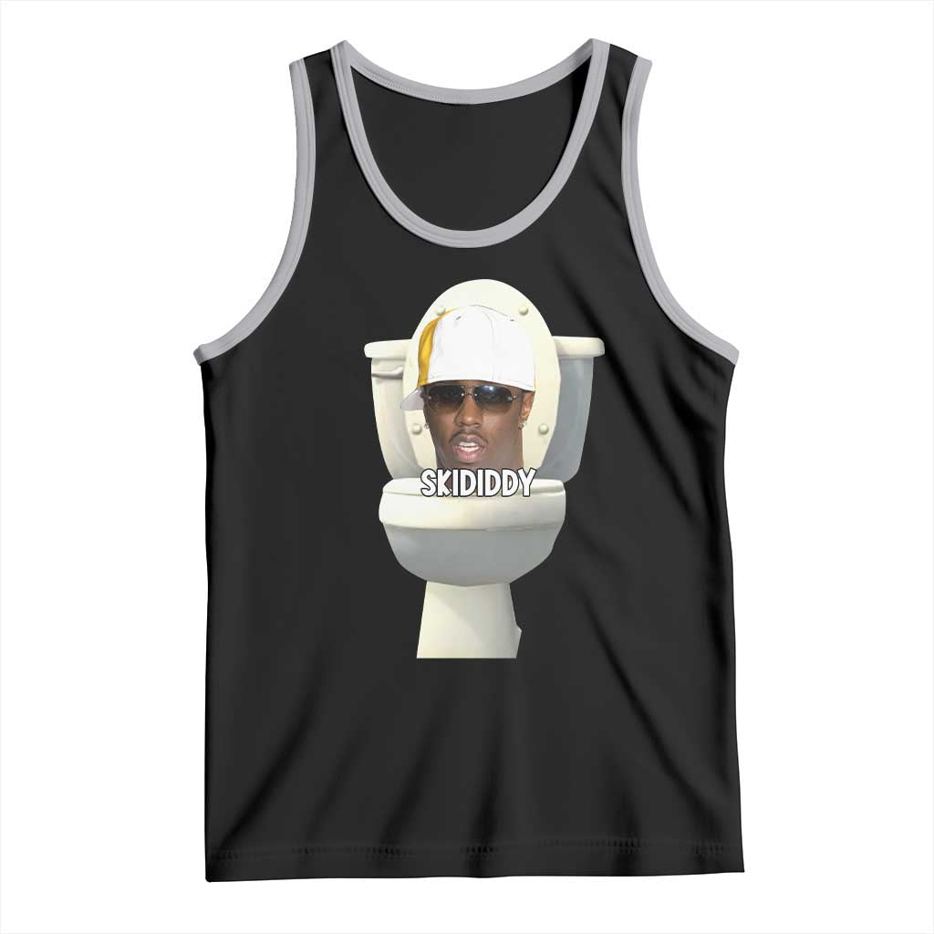 Funny Diddy Tank Top Diddy Skibidi Toilet Meme - Wonder Print Shop