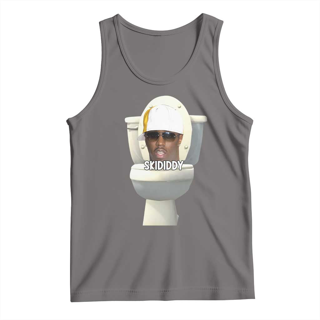 Funny Diddy Tank Top Diddy Skibidi Toilet Meme - Wonder Print Shop