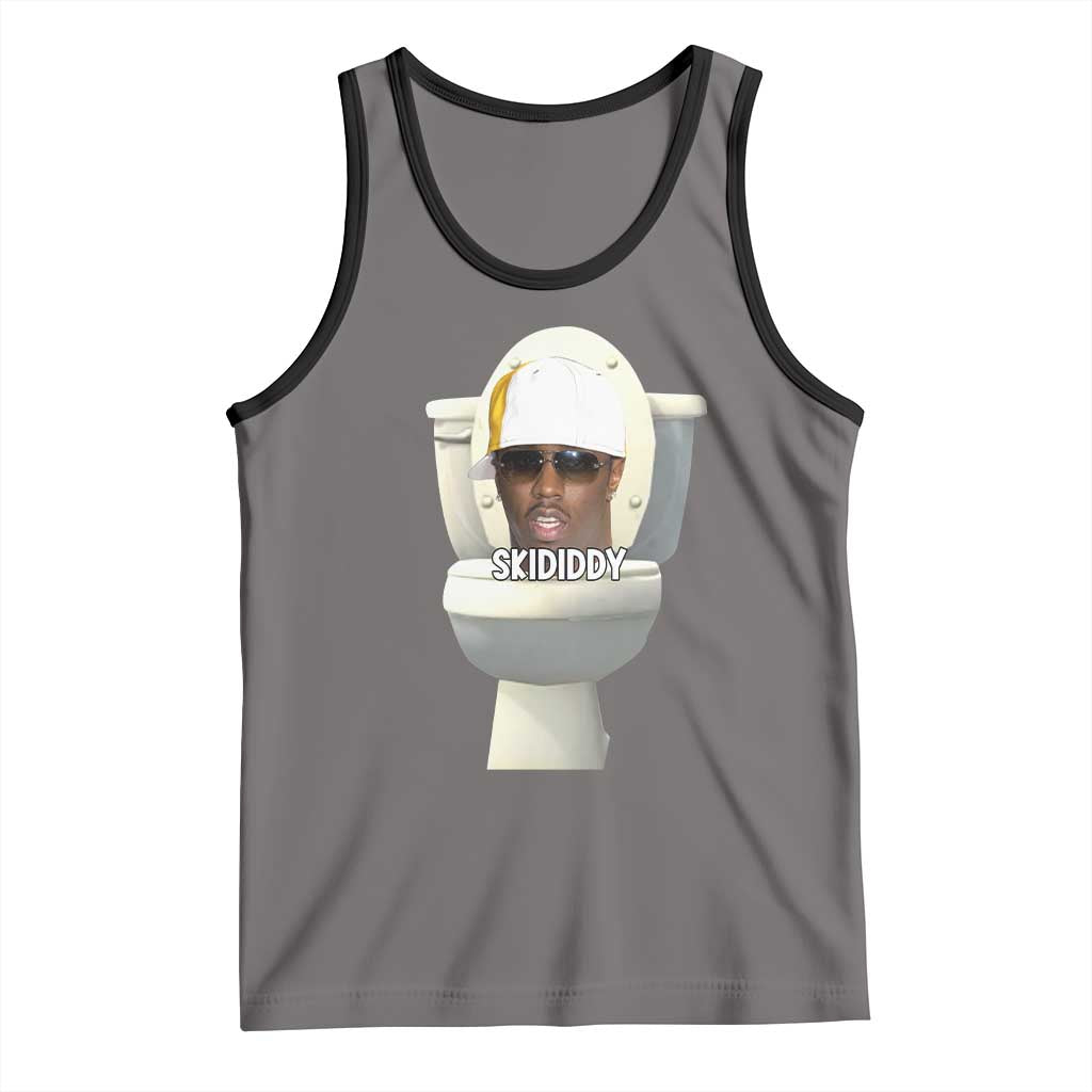 Funny Diddy Tank Top Diddy Skibidi Toilet Meme - Wonder Print Shop