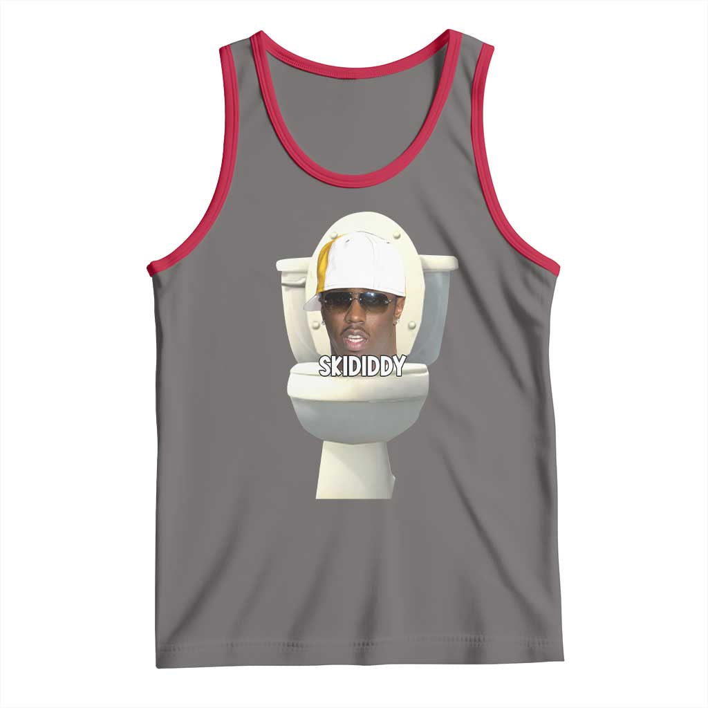 Funny Diddy Tank Top Diddy Skibidi Toilet Meme - Wonder Print Shop