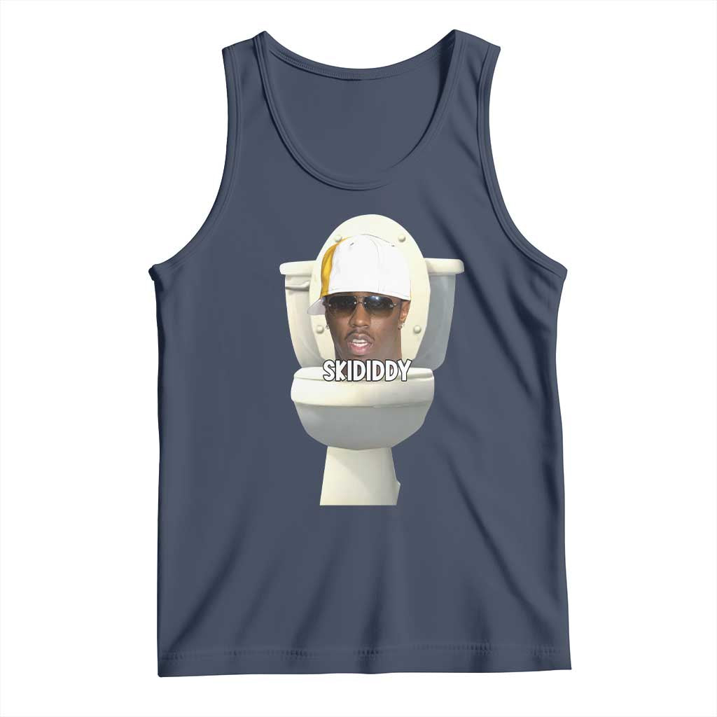Funny Diddy Tank Top Diddy Skibidi Toilet Meme - Wonder Print Shop