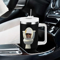 Funny Diddy Tumbler With Handle Diddy Skibidi Toilet Meme - Wonder Print Shop