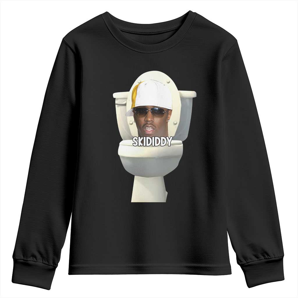 Funny Diddy Youth Sweatshirt Diddy Skibidi Toilet Meme - Wonder Print Shop